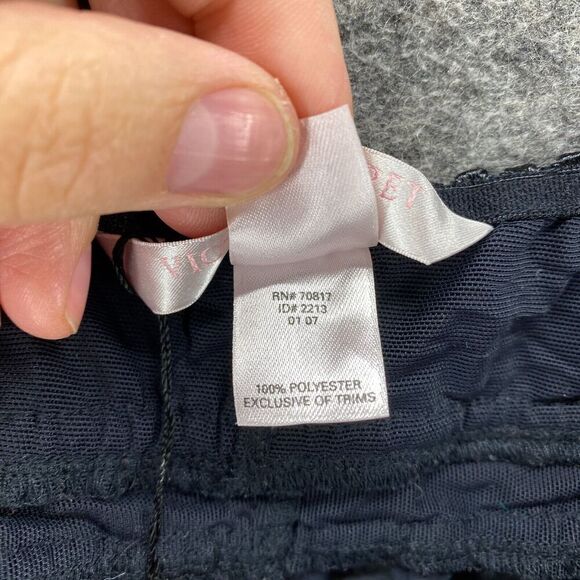 New Victoria's Secret Cami Top Women L Large Black Sleeveless Sweetheart Sleep - Picture 9 of 11